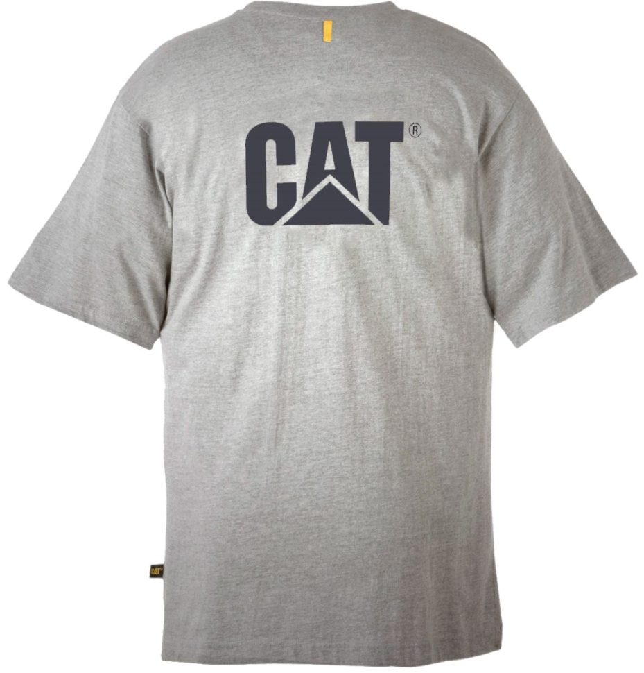 T-shirt De Marque Pour Hommes Gris Chiné Foncé Chaussures De Chat