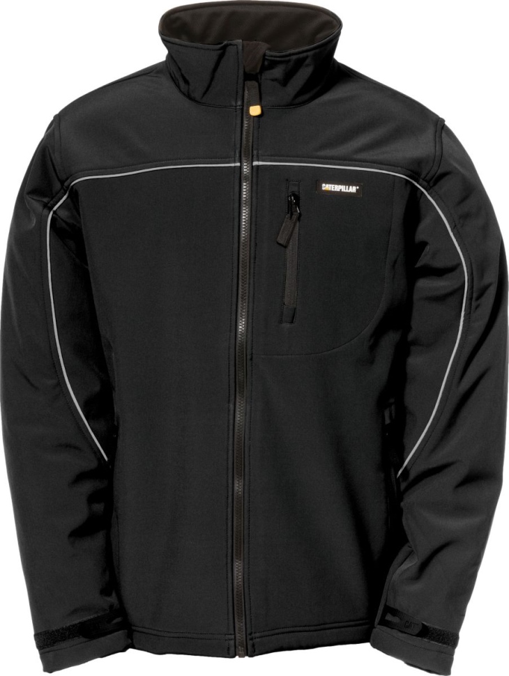 Veste Softshell Homme Noire Cat Shoes